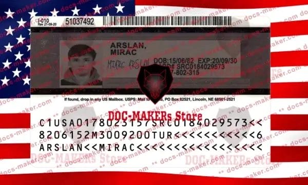 USA Green Card Residence Permit - V1